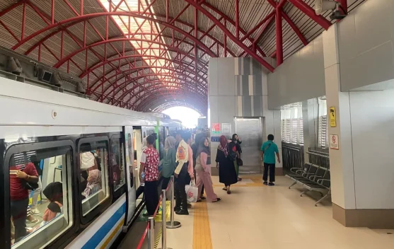 Dua Pekan Libur Lebaran, LRT Sumsel Layani 213 Ribu Penumpang