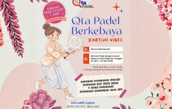 Qta Padel Meriahkan Hari Kartini dengan Lomba Berkebaya on Court
