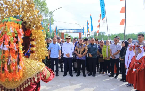 Menko Polkam Tinjau Kampung Nelayan Sungsang Banyuasin