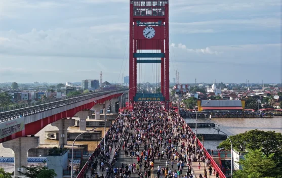 Ribuan Warga Padati Car Free Day Palembang
