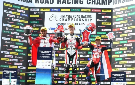 AHRT Rebut Podium di ARRC Thailand, Rheza Finis Kedua