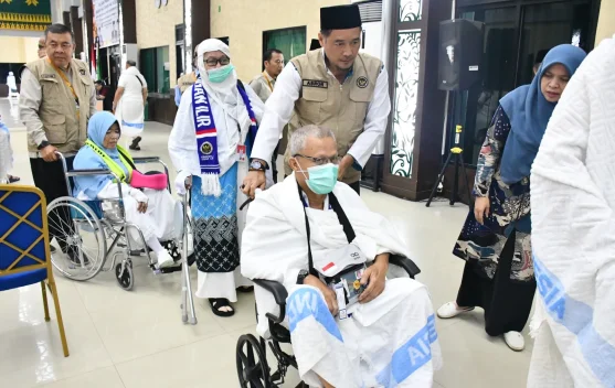 Cuaca Panas Arab Saudi, Jemaah Haji Embarkasi Palembang Diminta Jaga Kesehatan
