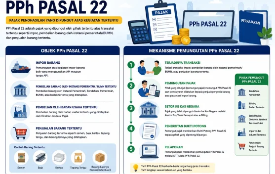 Mengenal PPh Pasal 22 dan Siapa Saja Pemungut Pajaknya
