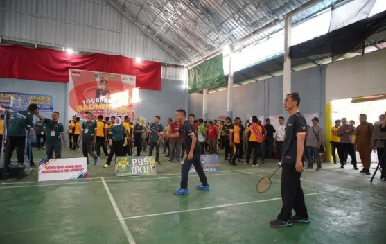Turnamen Bulu Tangkis Kapolres OKU Timur Cup 2026 Resmi Dibuka