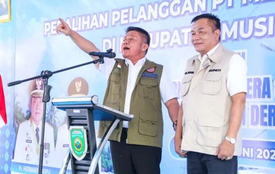 Pelanggan Listrik MEP di Muba Beralih ke PLN Melebihi Target