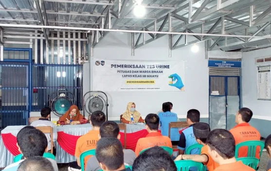 Lapas Sekayu Gelar Skrining TBC dan HIV ke Puluhan Warga Binaan