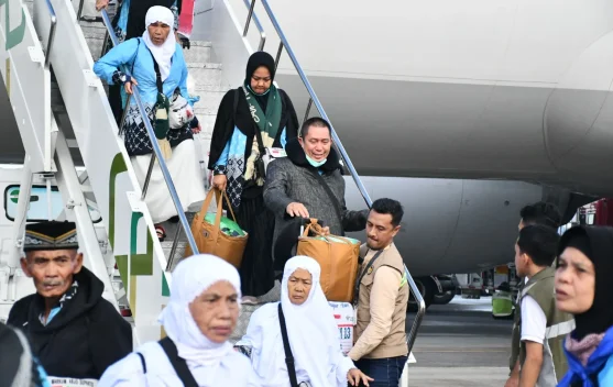 Sebanyak 5.744 Jemaah Haji Debarkasi Palembang Telah Kembali ke Tanah Air
