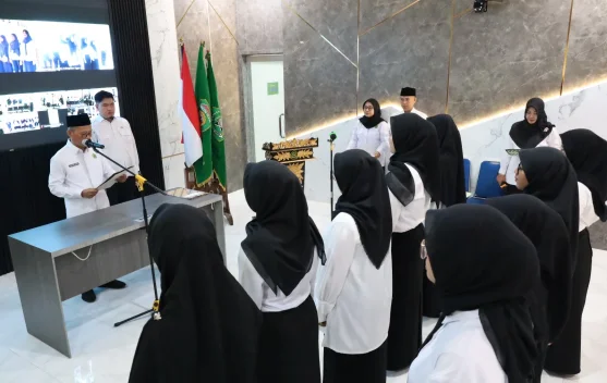 Ratusan Pejabat Fungsional Kemenag Sumsel Resmi Dilantik