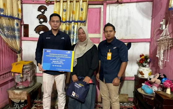 TASPEN Palembang Serahkan Santunan kepada Ahli Waris Mgs. Jamil