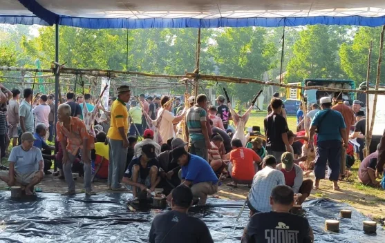 Seratus Enam Puluh Satu Kambing Dam Haji Tebar Berkah untuk Warga Muara Sungai