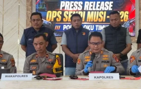 Miliki Senpi Rakitan, Tiga Warga OKU Timur Ditangkap