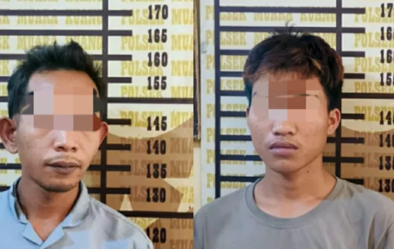 Polsek Muara Kuang Tangkap Dua Tersangka Pencurian Rumah di Desa Munggu