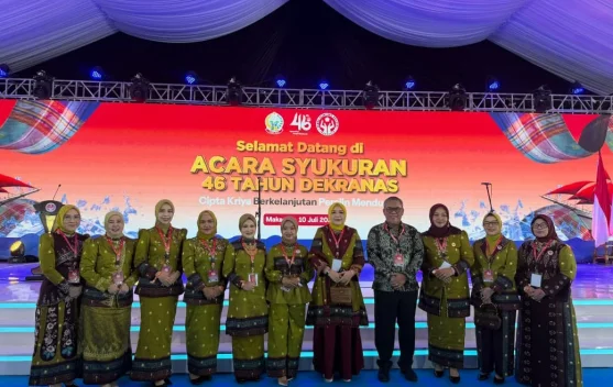 PKK Banyuasin Dorong Pengerajin Tingkatkan Daya Saing di HUT Dekranas