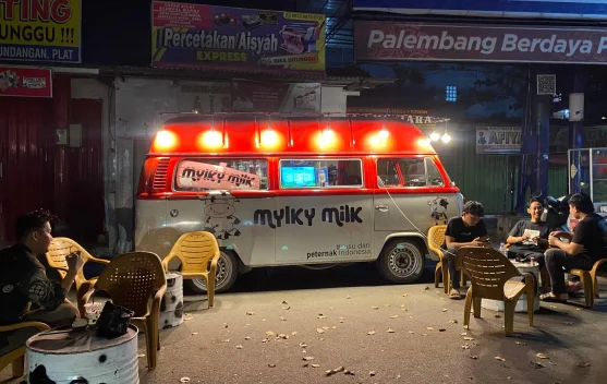 Mylky Milk Tawarkan Sensasi Susu Murni dari Mobil Modifikasi