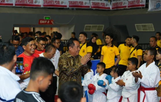 Piala Kapolda Sumsel 2026 Jadi Ajang Pembinaan Atlet Karate