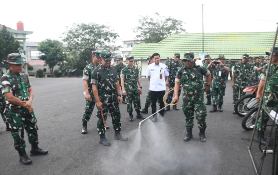 Korem 044/Gapo Gelar Apel, Pastikan Karhutla Tidak Terjadi