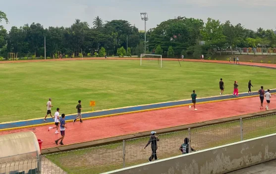 Jogging Track Jasdam II/Sriwijaya Jadi Favorit Warga Berolahraga