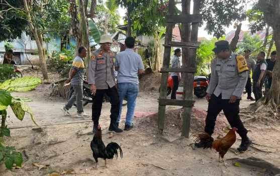 Polsek Tanjung Raja Patroli Tindaklanjuti Dugaan Sabung Ayam