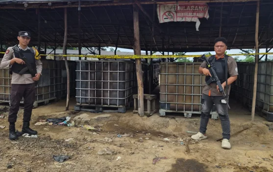 Empat Pelaku Illegal Refinery di Bayung Lencir Ditangkap Polisi