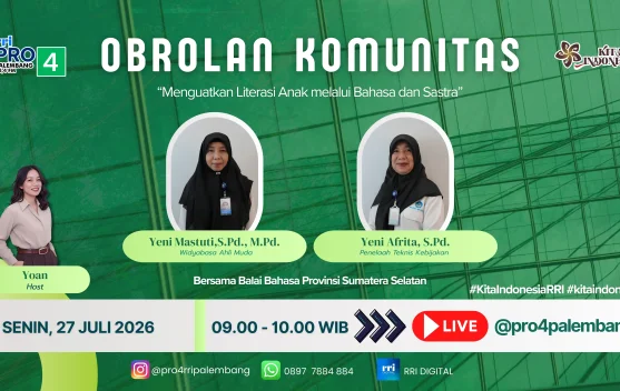 Bahasa Kasar Pintu Masuk Bullying, Balai Bahasa Sumsel Peringatkan Ortu
