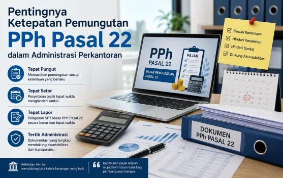 Pentingnya Ketepatan Pemungutan PPh Pasal 22 dalam Administrasi Perkantoran