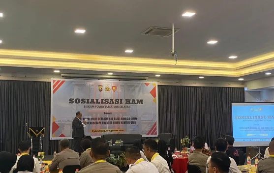 Polda Sumsel Gembleng Ratusan Personel Terapkan HAM dalam Tugas