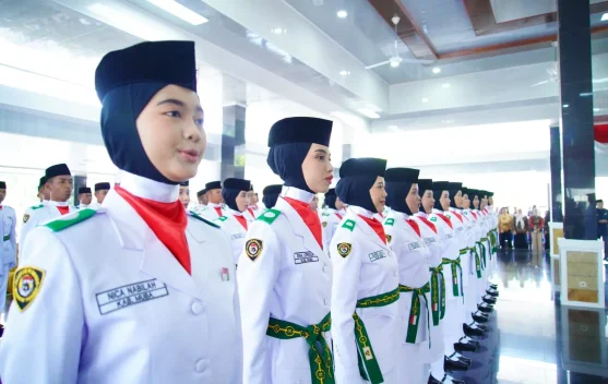 Paskibraka Muba 2026 Resmi Dikukuhkan