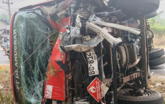 Tabrakan Ganda di Sudirman Prabumulih, Tiga Penumpang Calya Tewas