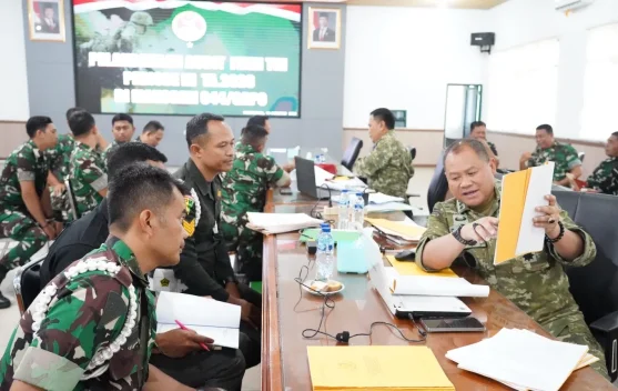 Itjen TNI Periode III TA 2026 Lakukan Audit Kinerja Makorem 044/Gapo