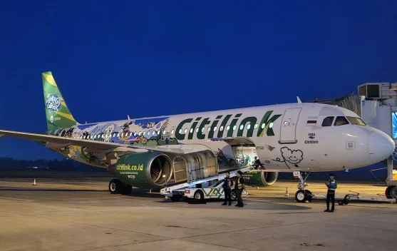 Bandara Internasional SMB II Sambut Penerbangan Langsung Citilink Rute Yogyakar