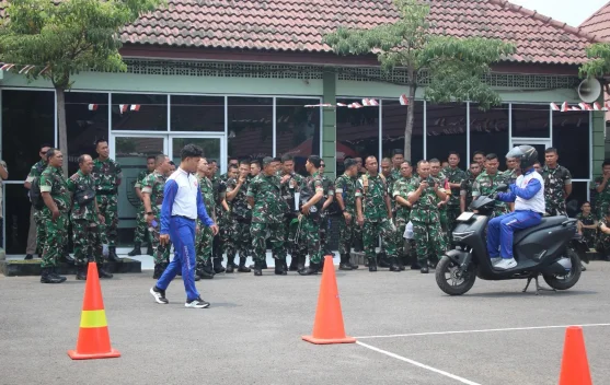 Honda Sumsel dan Kodam II Sriwijaya Gaungkan Budaya Keselamatan Berkendara