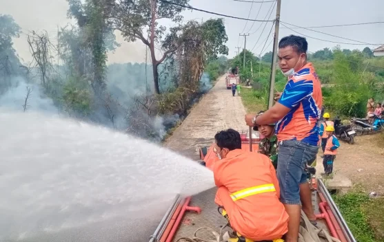 Karhutla Dekat Permukiman di Sekayu Hanguskan Satu Hektare