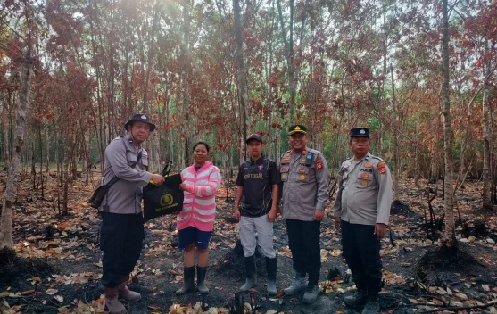 Polres Muara Enim Edukasi Warga Cegah Karhutla