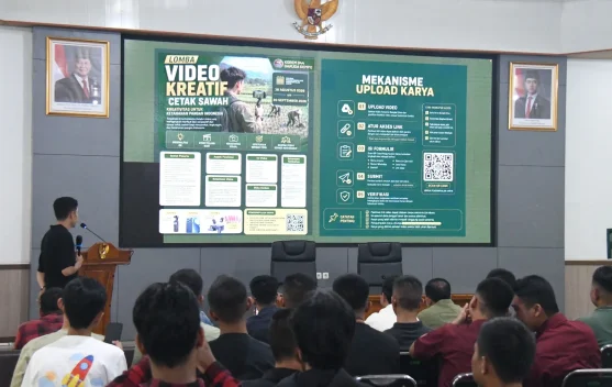 Dukung Ketahanan Pangan, Korem 044/Gapo Gelar Workshop Produksi Video