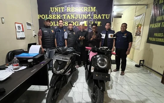 Gasak Motor Jemaah Salat Jumat, Dua Pemuda Ogan Ilir Dibekuk