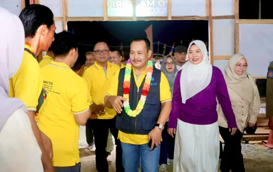 Geliat Voli Desa di Muba, 48 Tim Berebut Piala KUD Mulyo Mandiri