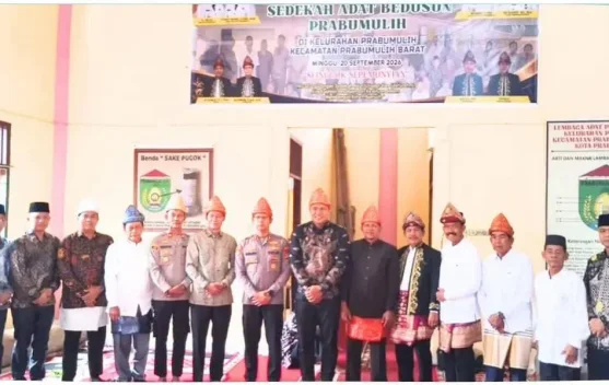 Wawako Prabumulih Hadiri Sedekah Bedusun, Dorong Pelestarian Tradisi Adat