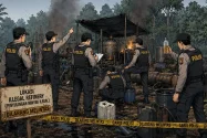 Puluhan Ribu Liter Minyak Ilegal Diamankan Polres Muba