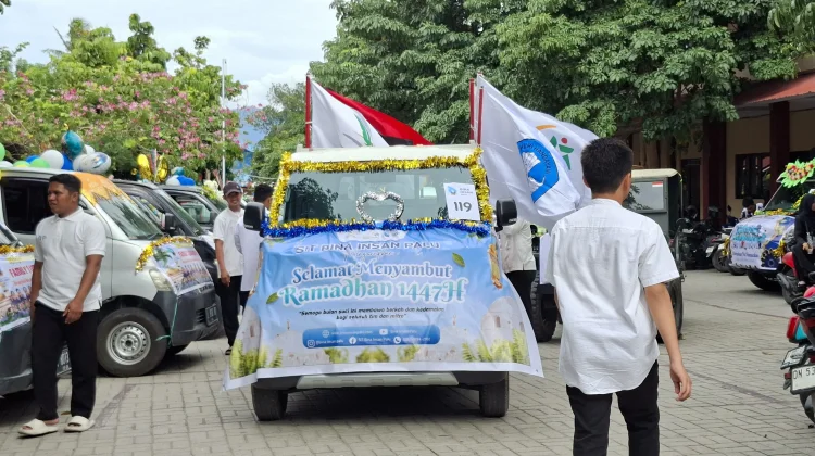 Sambut Ramadhan, SIT Bina Insan Palu Pawai Tarhib Keliling Kota
