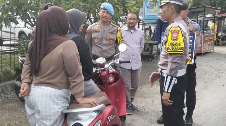 Polres Sigi Beri Teguran 1.609 Teguran Operasi Keselamatan Tinombala