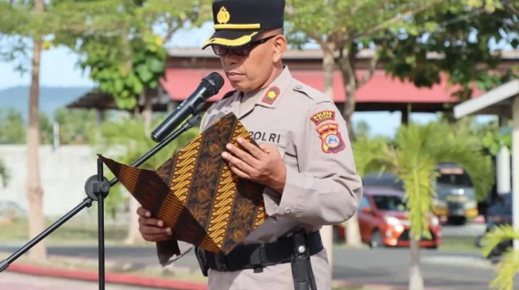 Polres Tojo Una-Una Gelar Upacara Hari Kesadaran Nasional