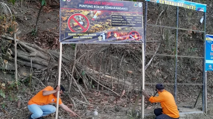 BPBD Parimo Sosialisasi Pencegahan Karhutla di Sejumlah Titik Rawan