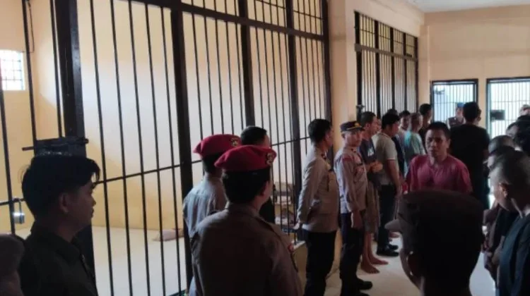 Sidak Rutan, Wakapolres Touna: Jangan Lengah Demi Keamanan