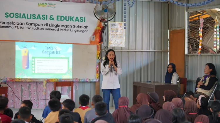 IMIP Libatkan Sekolah dan Masyarakat Kelola Sampah Berkelanjutan