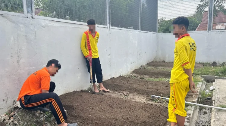 LPKA Palu Edukasi Pertanian Anak Binaan