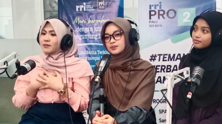Mahasiswi FKM Untad Dorong Perubahan Perilaku Sehat Masyarakat