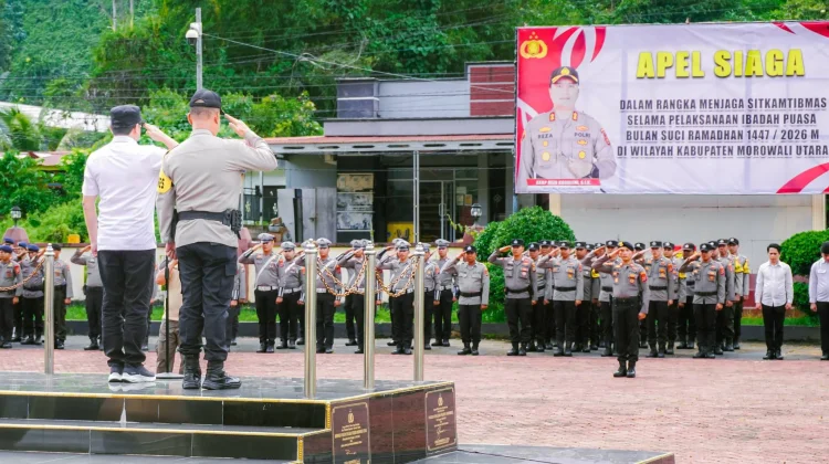 Apel Siaga Ramadan 2026, Bupati Morut Tegaskan Kesiapan Jaga Keamanan Wilayah