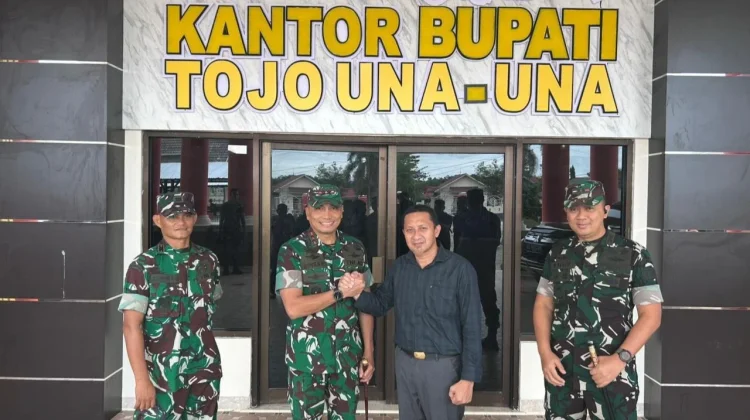Kodam 23 Palaka Wira Perkuat Sinergi Pembangunan Bersama Pemkab Touna