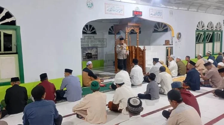 Wakapolres Touna Pimpin Safari Ramadan Malotong