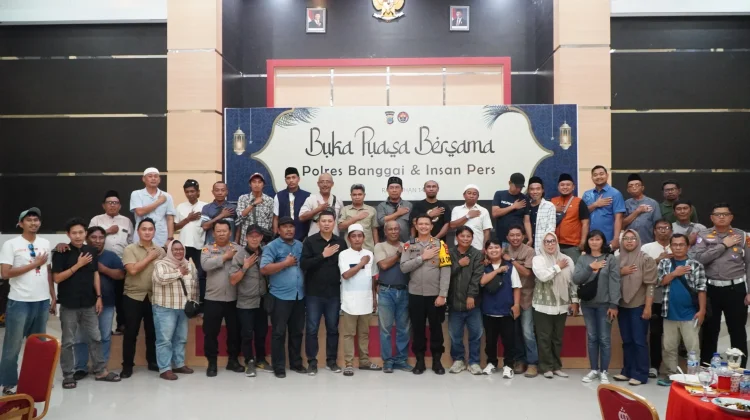 Buka Puasa Bersama, Polres Banggai Perkuat Sinergi Bersama Insan Pers